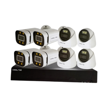 Kit Caméra Surveillance Coralstar 8 Caméras CS8HD