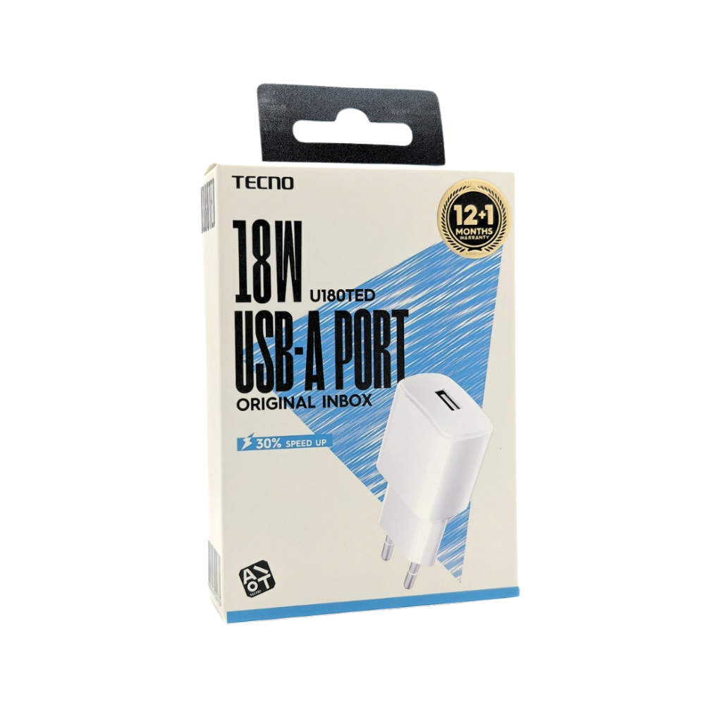 Adaptateur Adaptateur charge rapide Tecno W Câble Type C USB A