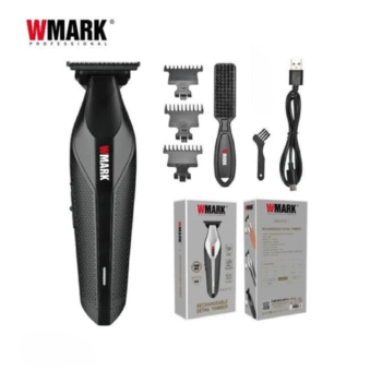 Tondeuse Pro WMARK NG-1207 – lames acier & céramique - noir