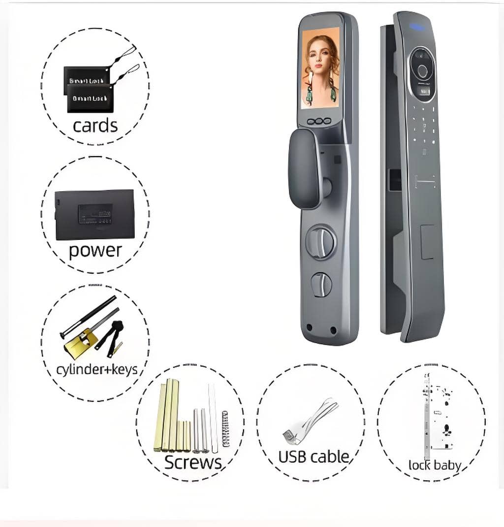 Serrure intelligente avec reconnaissance Serrure intelligente avec reconnaissance faciale D