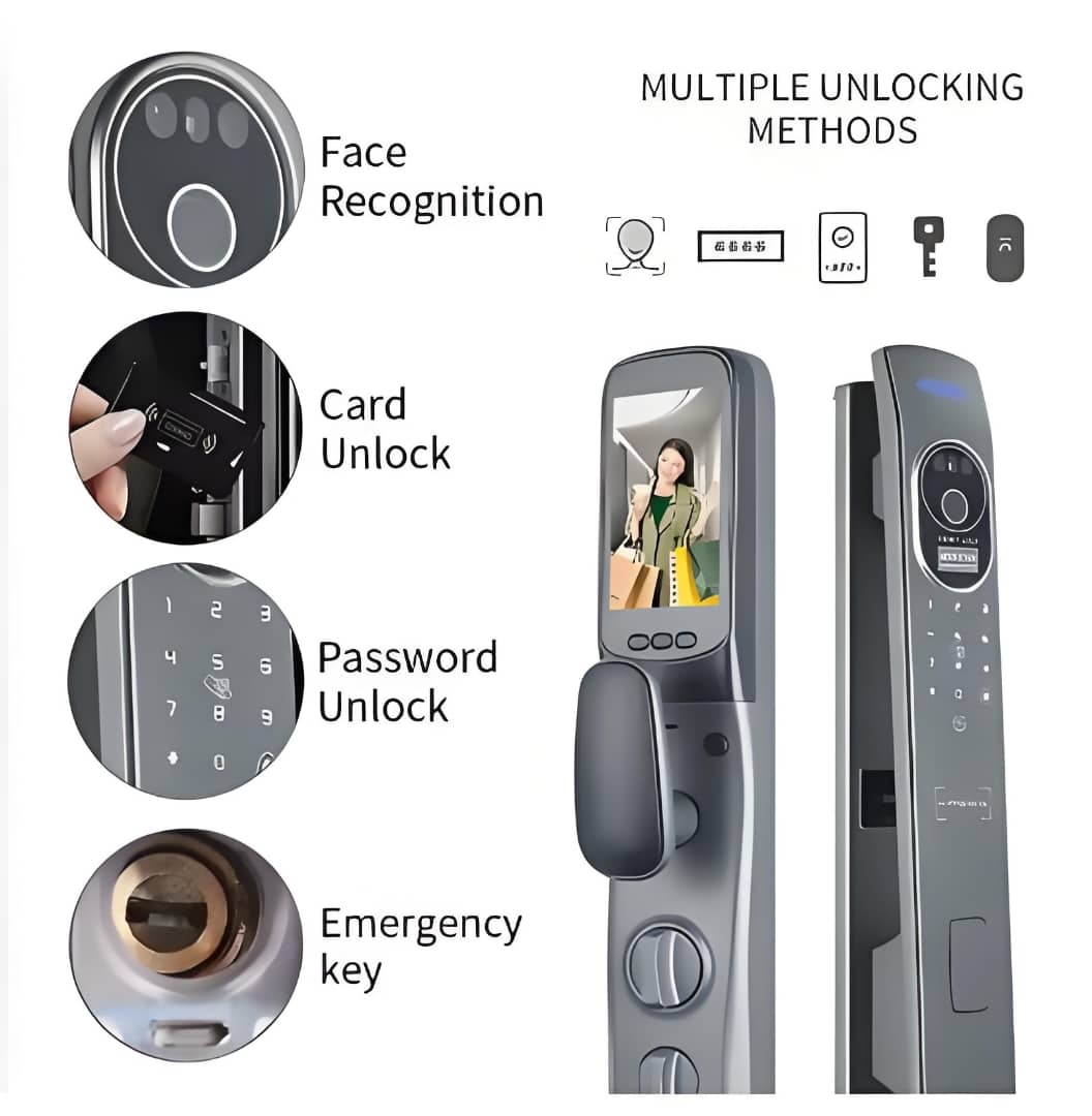 Serrure intelligente Serrure intelligente avec reconnaissance faciale D