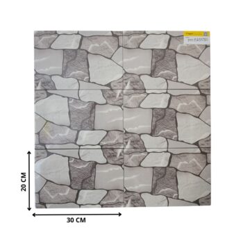 Faïence décorative 20x30 cm - Motif pierre naturelle