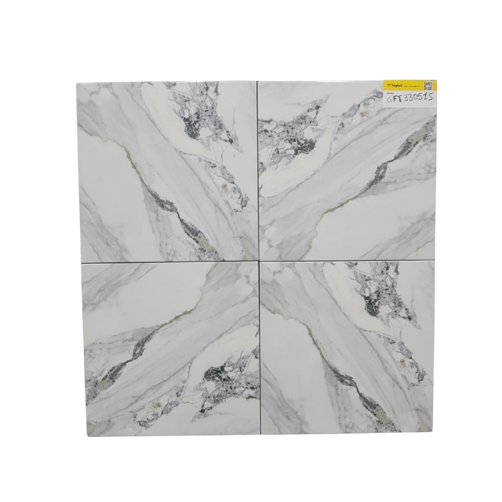 Carreau grise Carrelage sol x cm effet marbre blanc avec veines grises