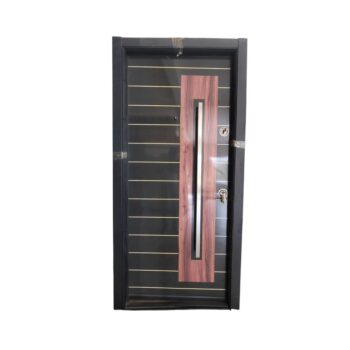 Porte d'entrée blindée moderne 1m x 2,15m - Couleur Noire